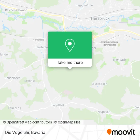 Карта Die Vogeluhr