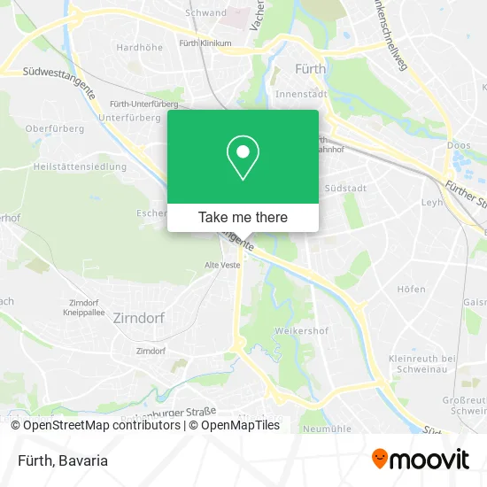 Карта Fürth