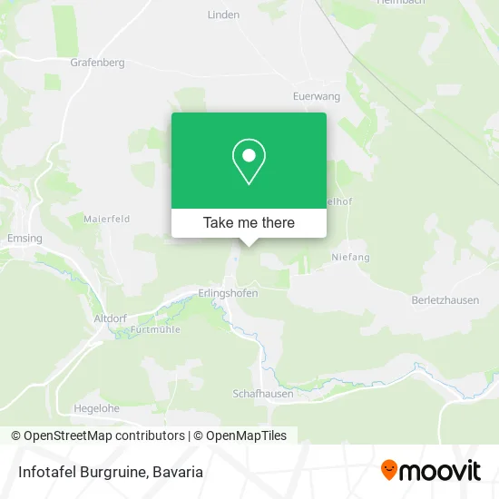 Карта Infotafel Burgruine
