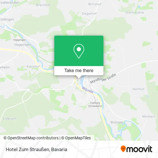 Карта Hotel Zum Straußen