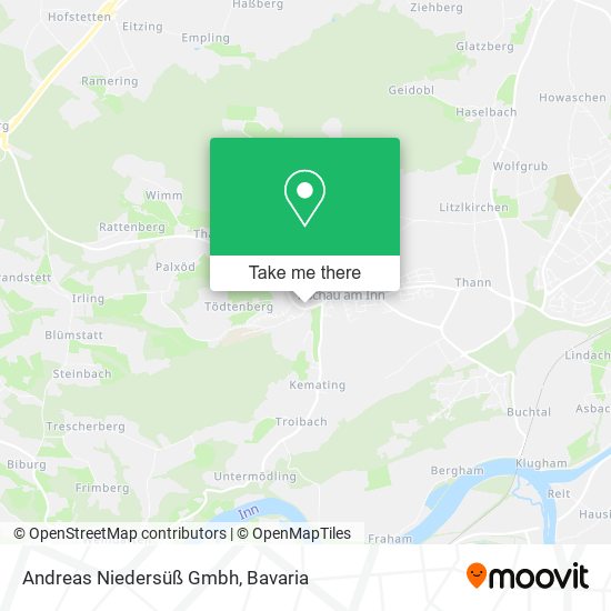Andreas Niedersüß Gmbh map