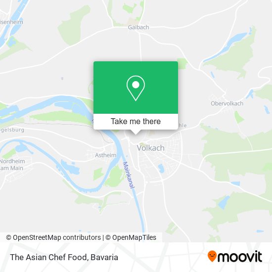 The Asian Chef Food map