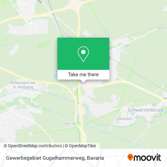 Gewerbegebiet Gugelhammerweg map