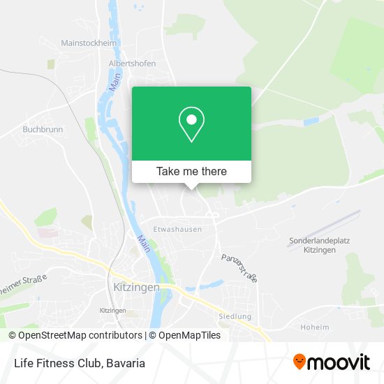 Life Fitness Club map