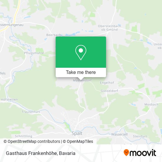 Gasthaus Frankenhöhe map