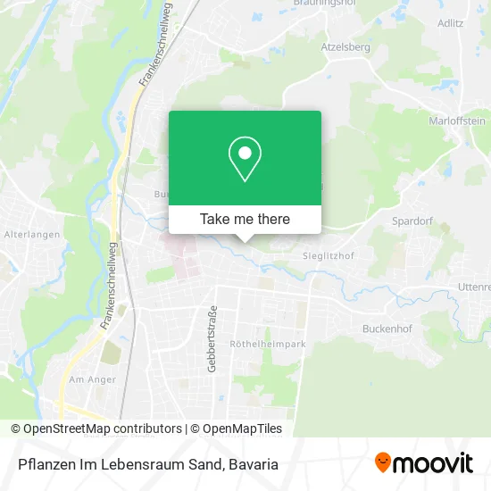 Карта Pflanzen Im Lebensraum Sand
