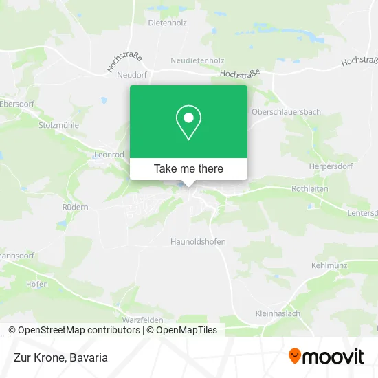 Карта Zur Krone