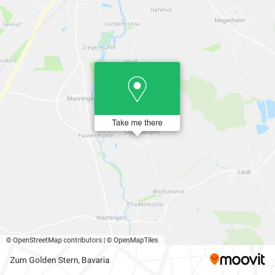 Карта Zum Golden Stern