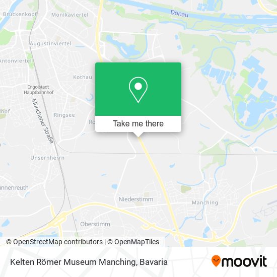 Kelten Römer Museum Manching map
