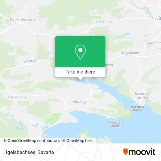 Карта Igelsbachsee