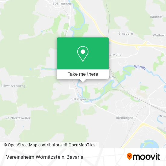 Карта Vereinsheim Wörnitzstein