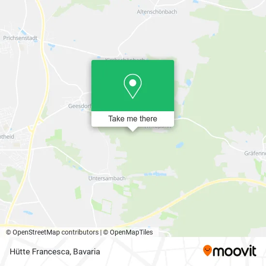 Карта Hütte Francesca