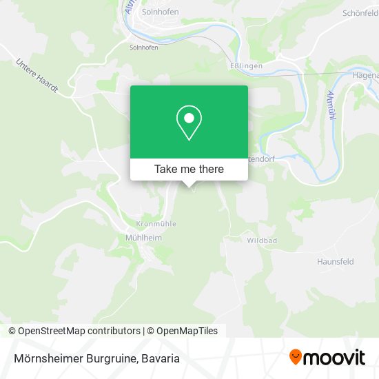 Mörnsheimer Burgruine map