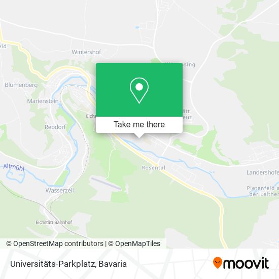 Universitäts-Parkplatz map