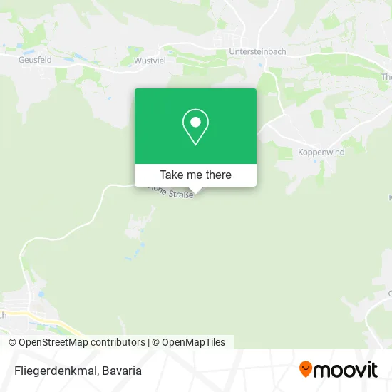 Карта Fliegerdenkmal