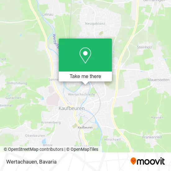 Карта Wertachauen
