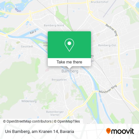 Uni Bamberg, am Kranen 14 map