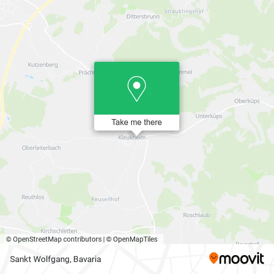 Карта Sankt Wolfgang