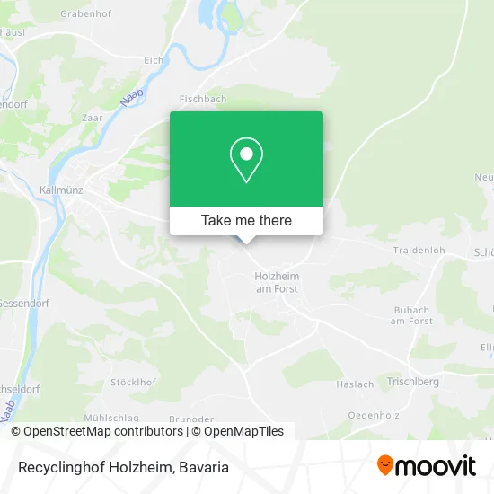 Карта Recyclinghof Holzheim