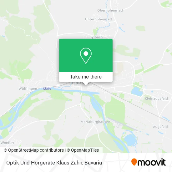 Карта Optik Und Hörgeräte Klaus Zahn