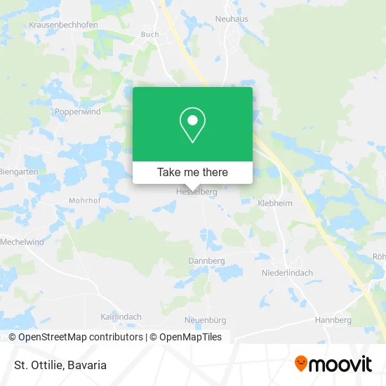 Карта St. Ottilie