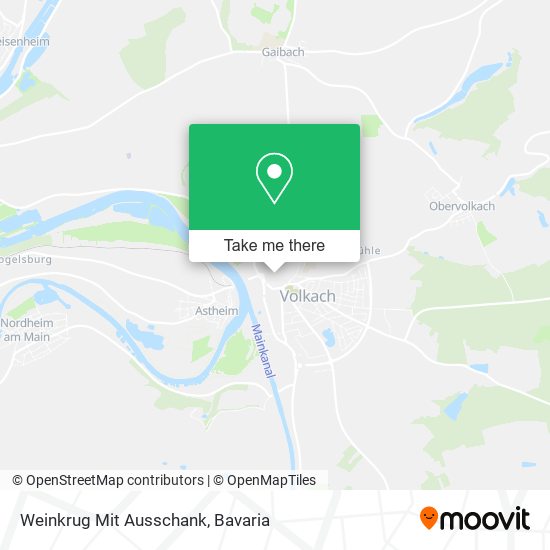 Карта Weinkrug Mit Ausschank