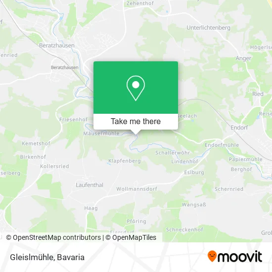Карта Gleislmühle
