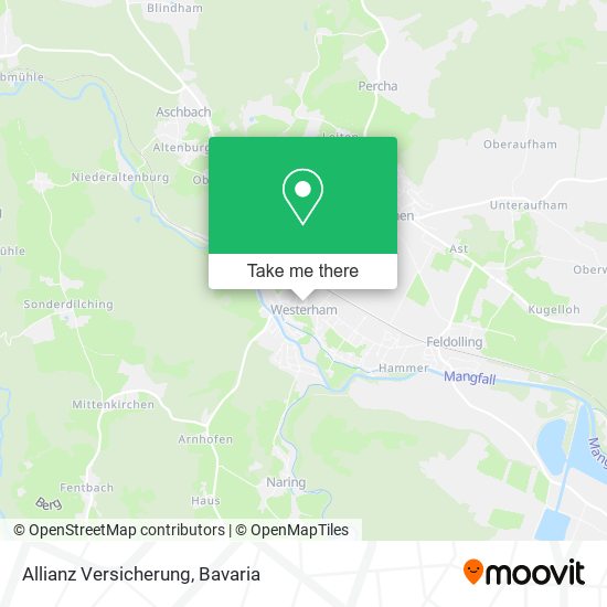 Карта Allianz Versicherung