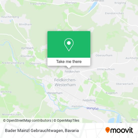 Карта Bader Mainzl Gebrauchtwagen