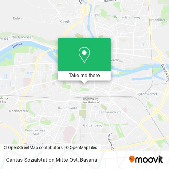 Caritas-Sozialstation Mitte-Ost map