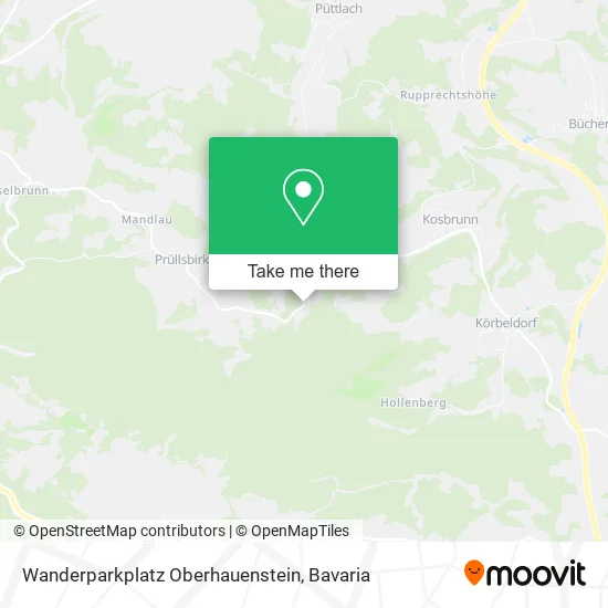 Карта Wanderparkplatz Oberhauenstein