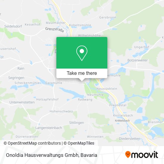 Onoldia Hausverwaltungs Gmbh map