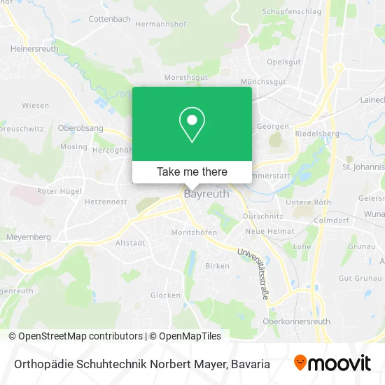 Карта Orthopädie Schuhtechnik Norbert Mayer