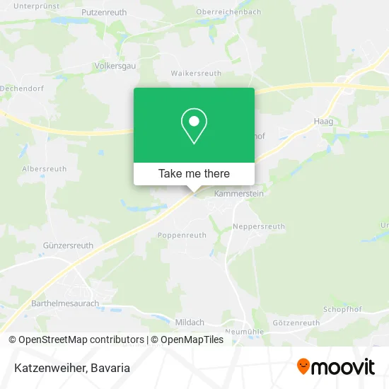 Карта Katzenweiher