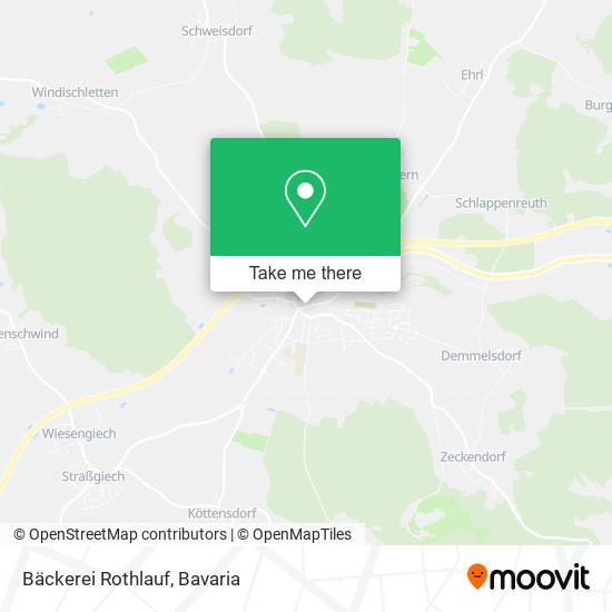 Bäckerei Rothlauf map