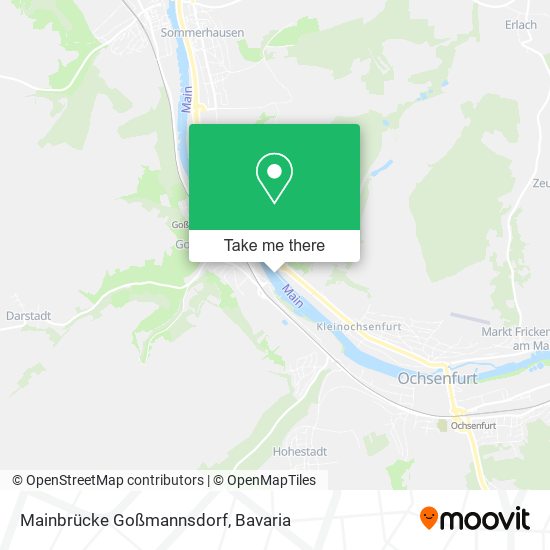 Mainbrücke Goßmannsdorf map