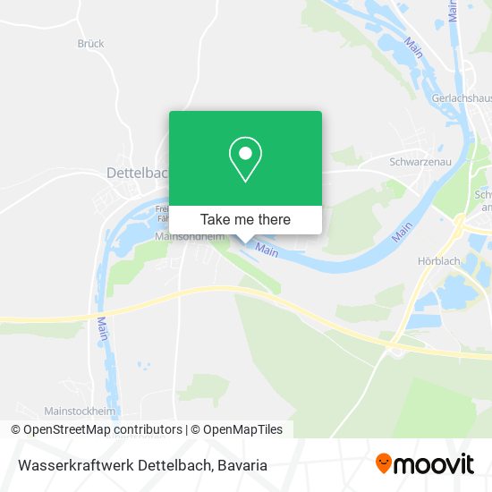 Wasserkraftwerk Dettelbach map