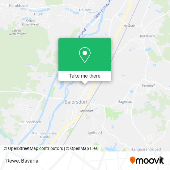 Rewe map