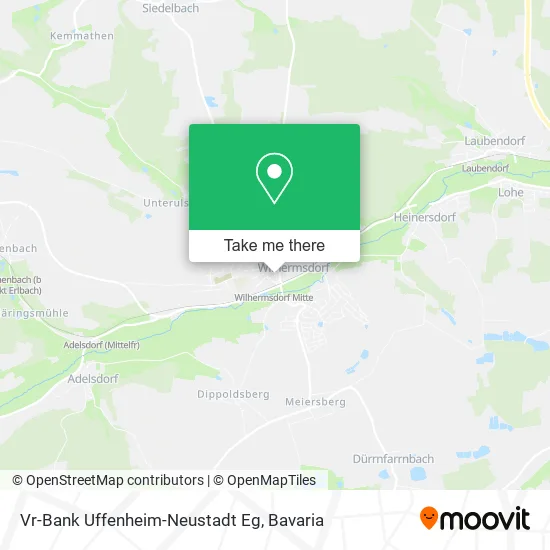 Карта Vr-Bank Uffenheim-Neustadt Eg