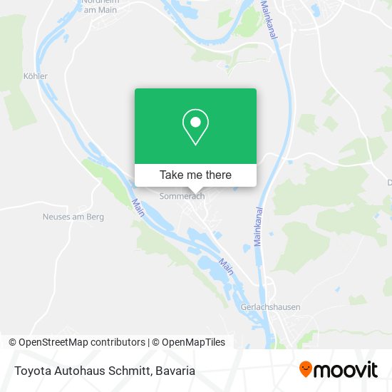 Toyota Autohaus Schmitt map