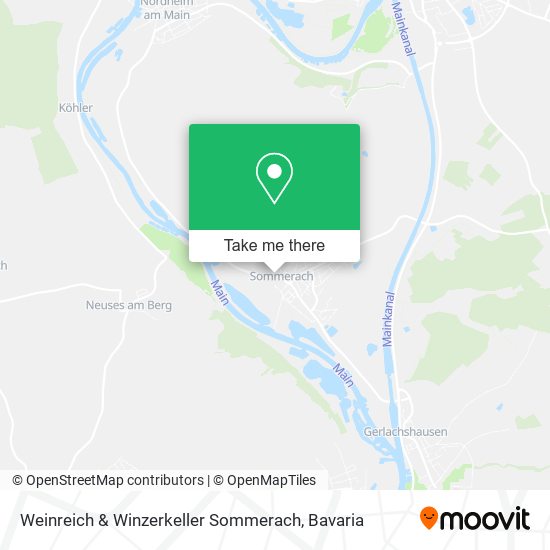 Weinreich & Winzerkeller Sommerach map