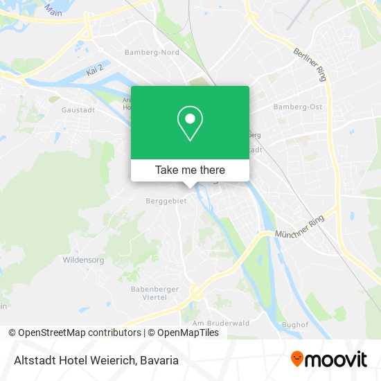 Altstadt Hotel Weierich map
