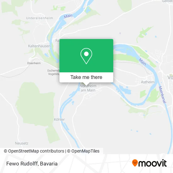 Карта Fewo Rudolff
