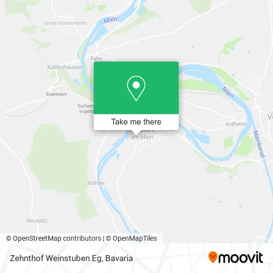 Карта Zehnthof Weinstuben Eg