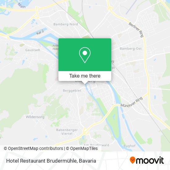 Hotel Restaurant Brudermühle map