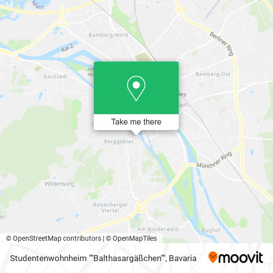 Карта Studentenwohnheim ""Balthasargäßchen""