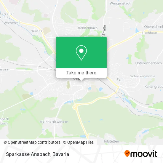 Sparkasse Ansbach map