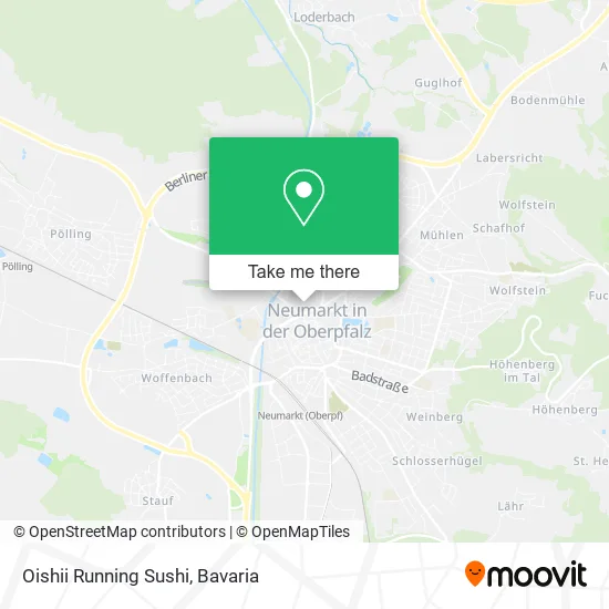 Карта Oishii Running Sushi