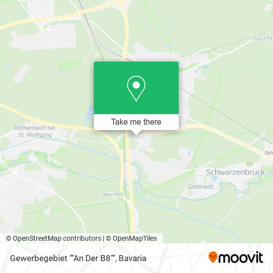 Gewerbegebiet ""An Der B8"" map