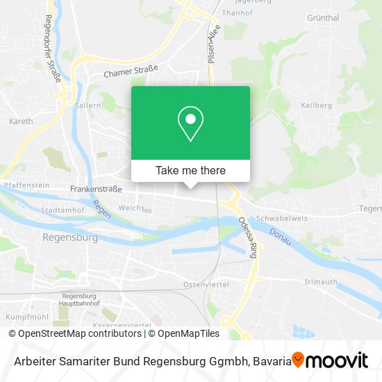 Arbeiter Samariter Bund Regensburg Ggmbh map